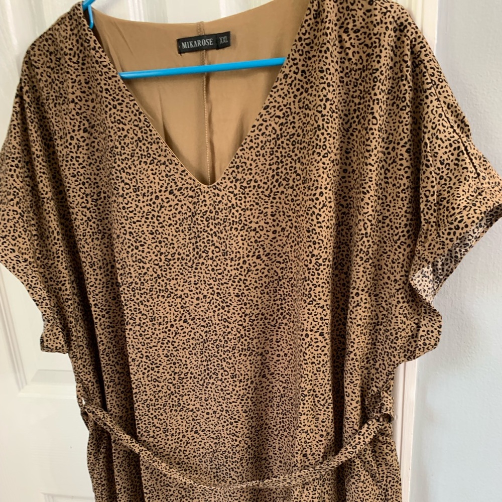 Beautiful animal print dress midi length